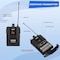 Pyle Pyle Dual UHF Microphone System - Wireless Cordless Set, 2 Handheld & Lavalier Mics, Receiver PDWMU211 - alternate 4